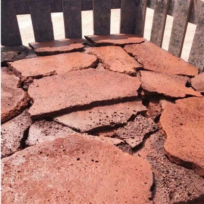 Rote natürliche Vulkanfliesen